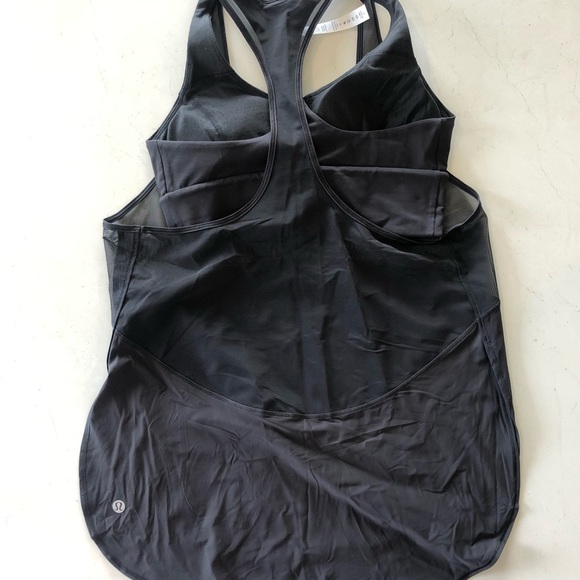 LULULEMON TWIST AROUND TANK BLACK SIZE 6 (AU 10) - Picture 5 of 10